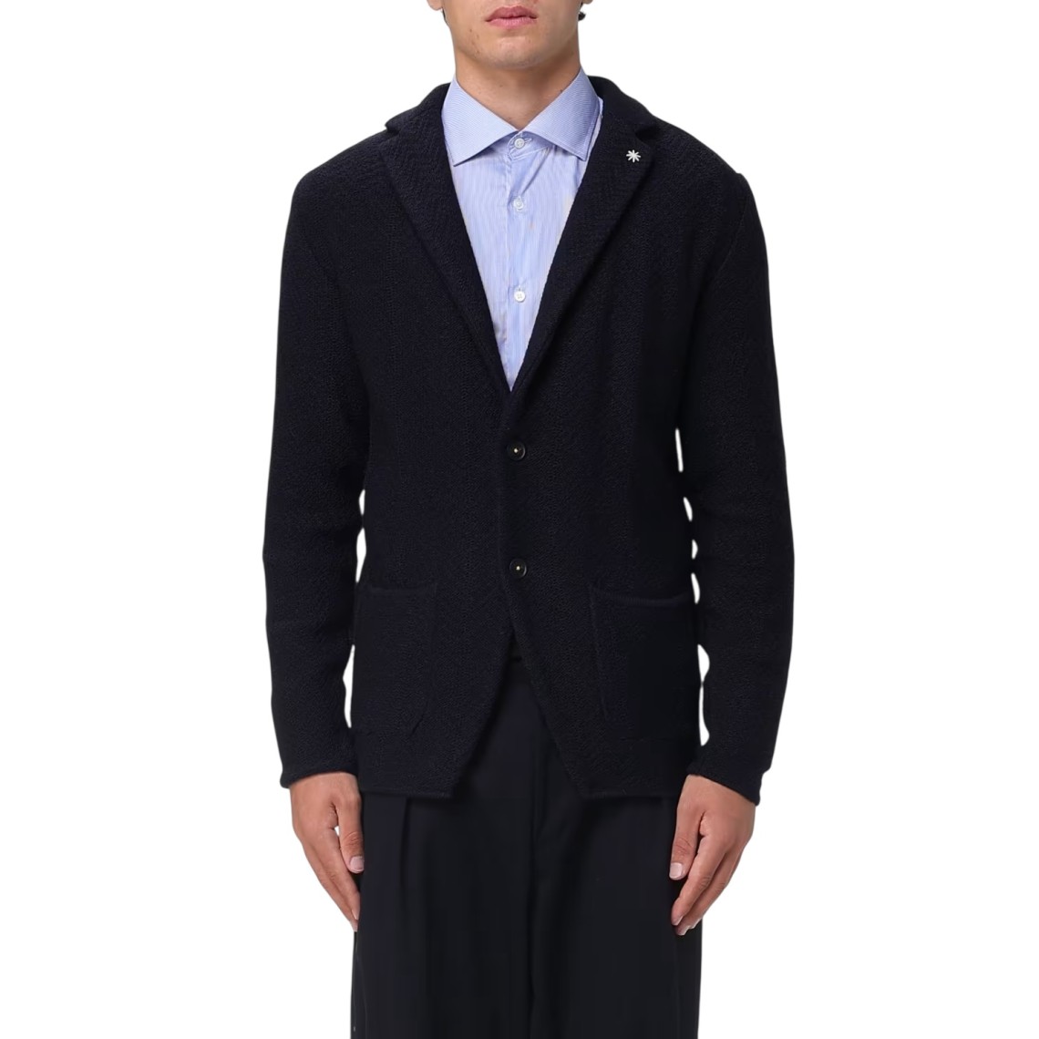 Blazer monopetto Manuel Ritz in maglia