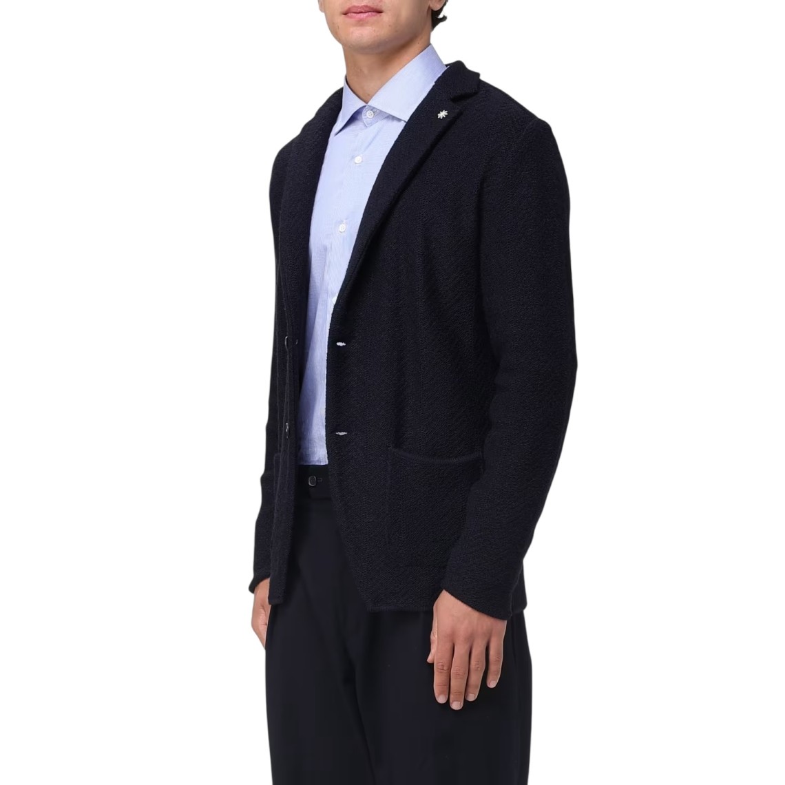 Blazer monopetto Manuel Ritz in maglia