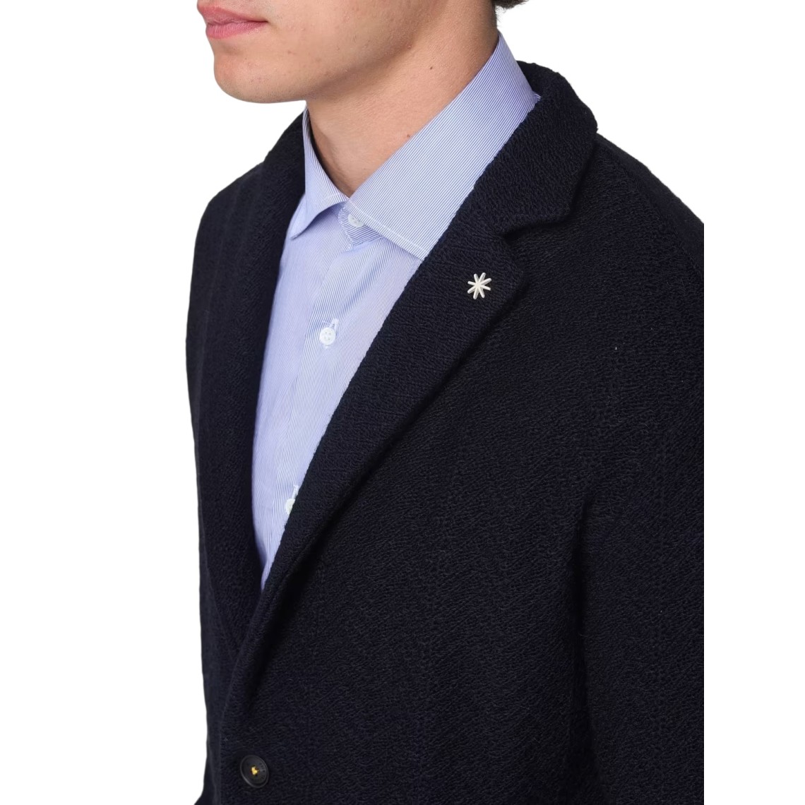 Blazer monopetto Manuel Ritz in maglia