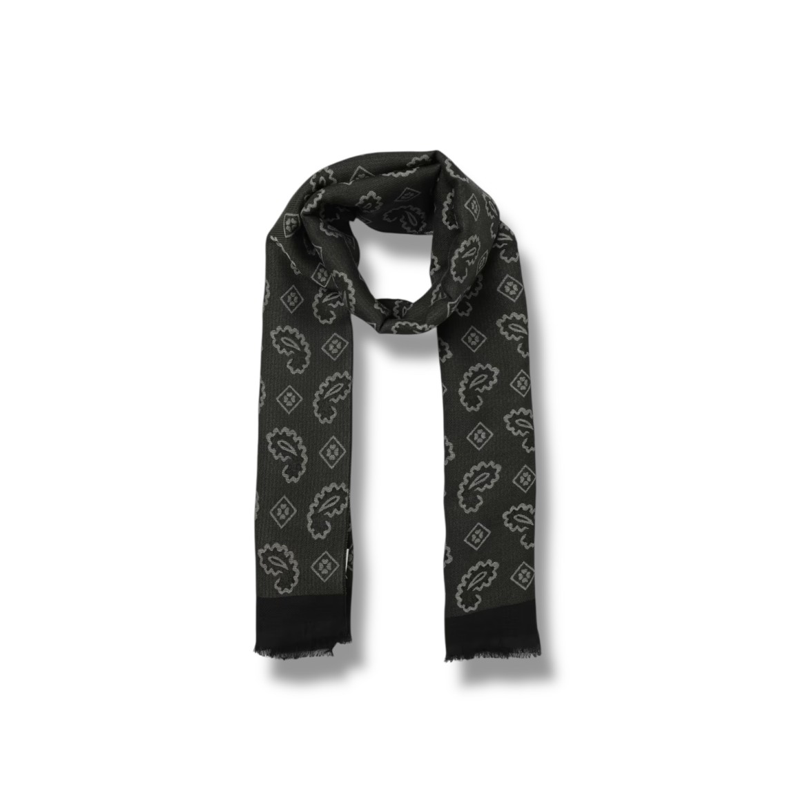 Sciarpa in misto lana paisley Manuel Ritz