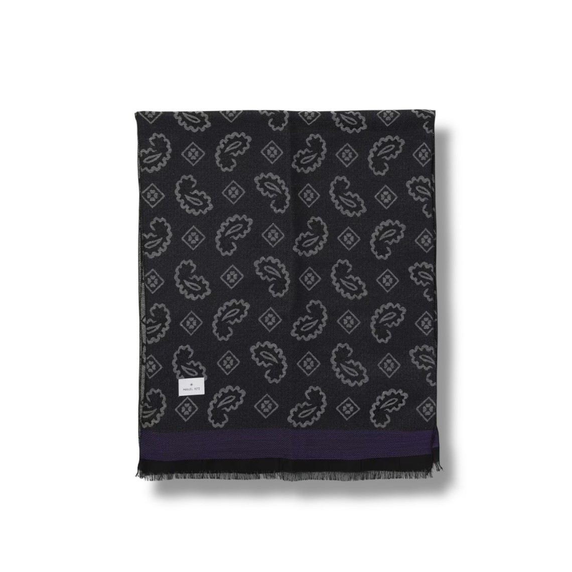 Sciarpa in misto lana paisley Manuel Ritz