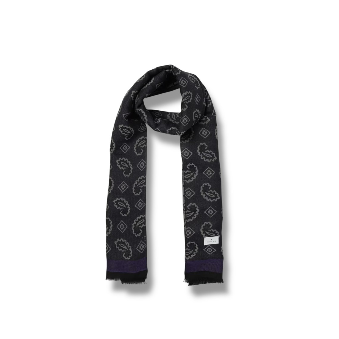 Sciarpa in misto lana paisley Manuel Ritz