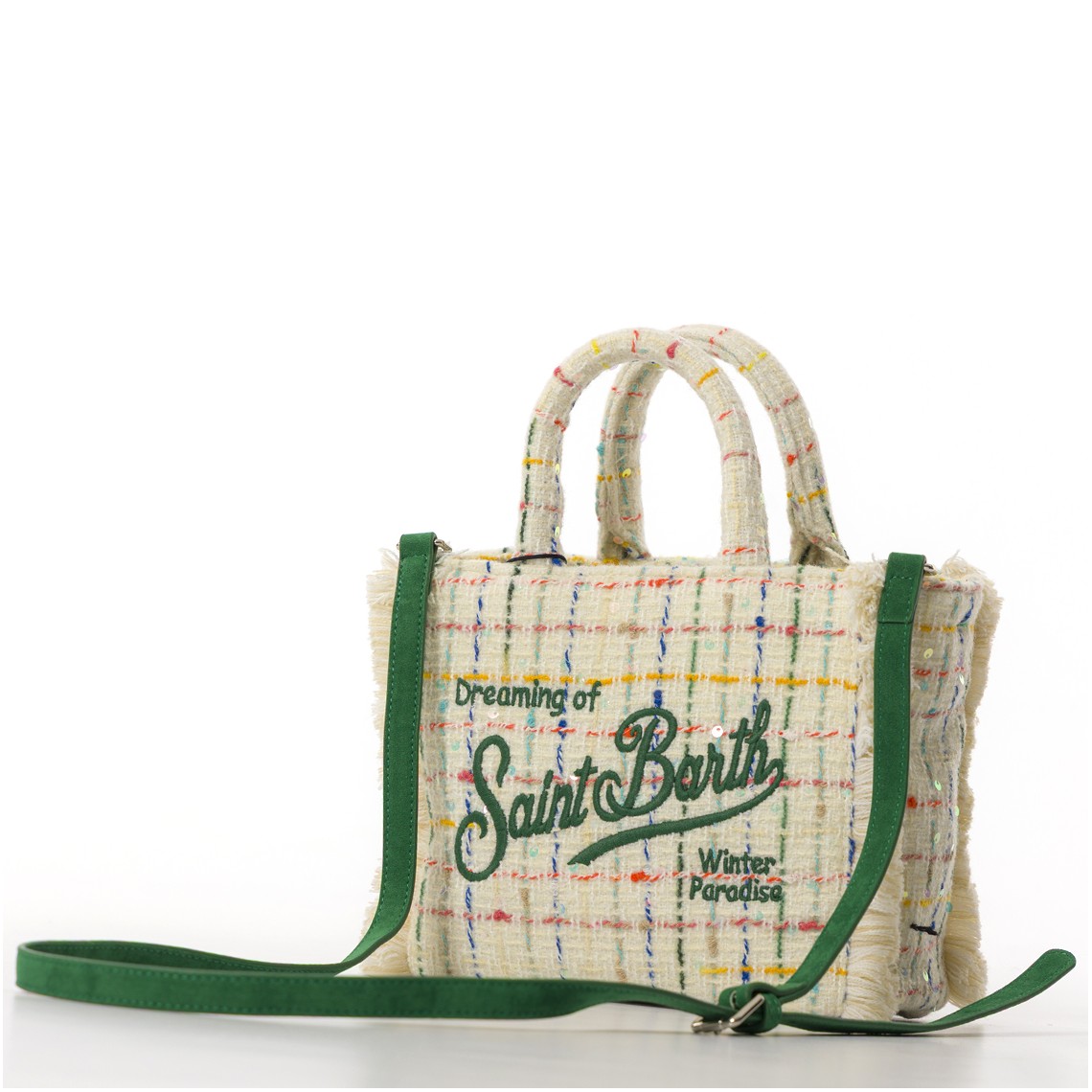 Borsa Vanity Mini Tweed MC2 Saint Barth