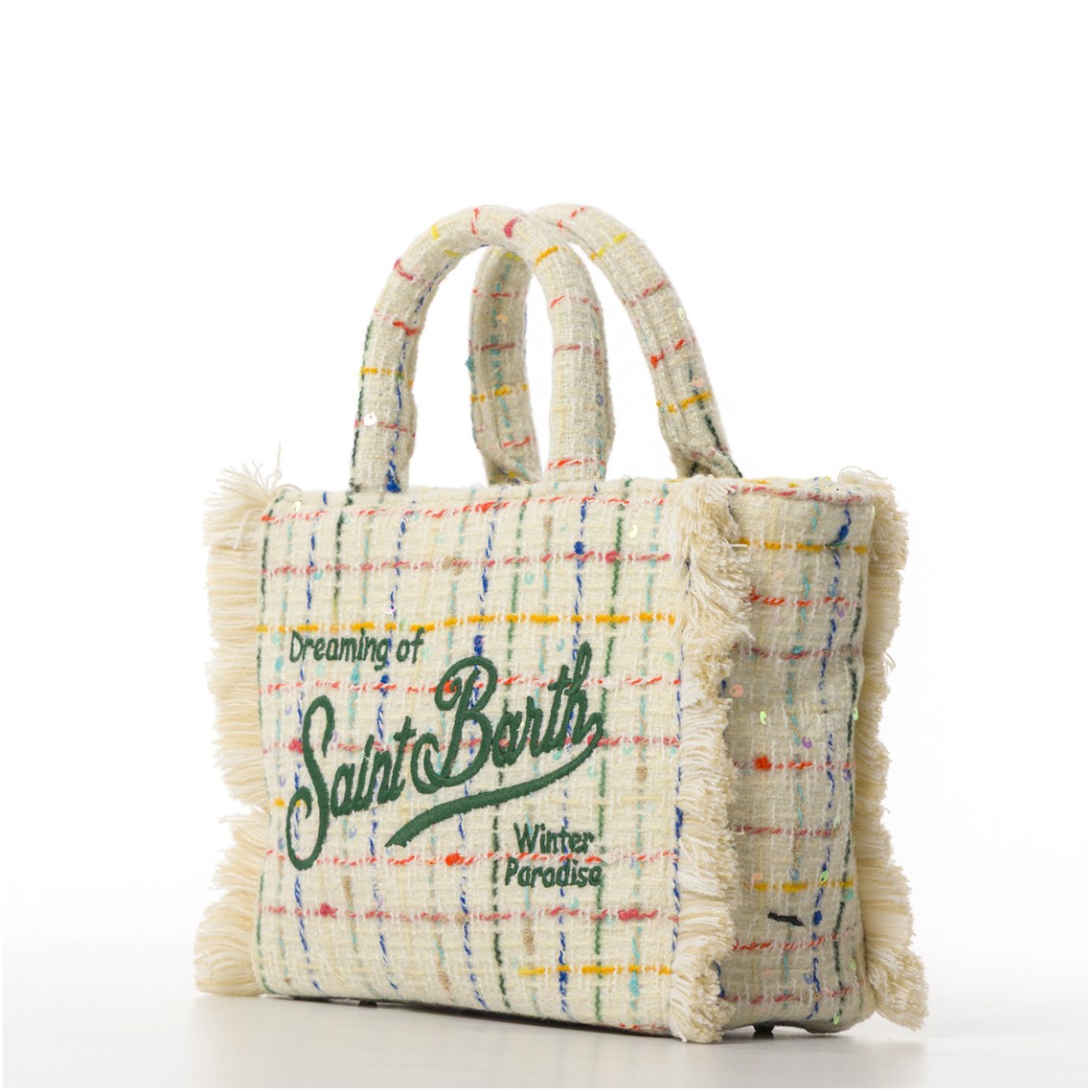 Borsa Vanity Mini Tweed MC2 Saint Barth