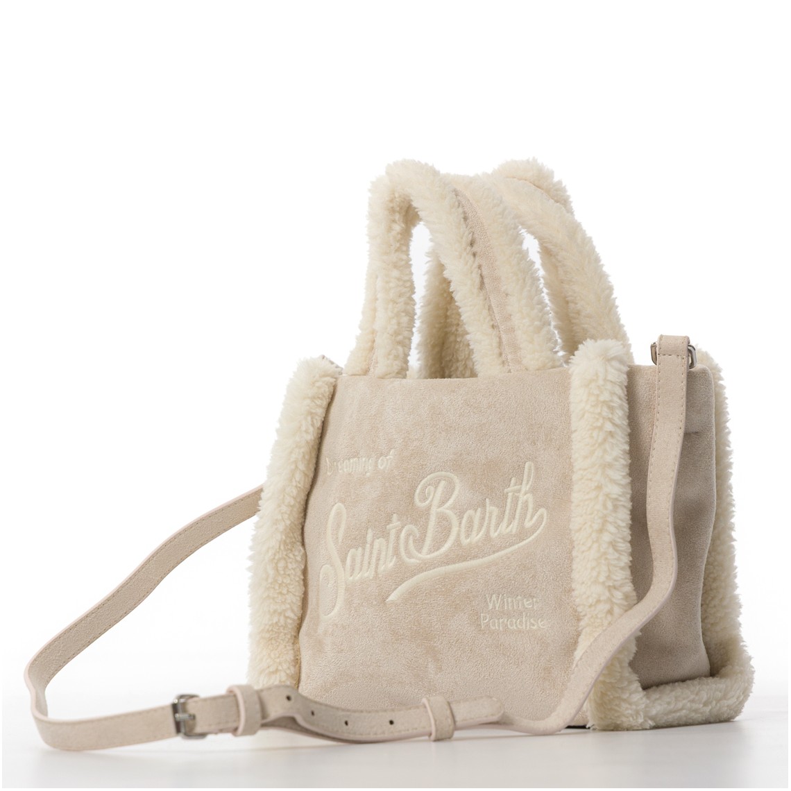 Borsa Vanity Mini Shearling MC2 Saint Barth 