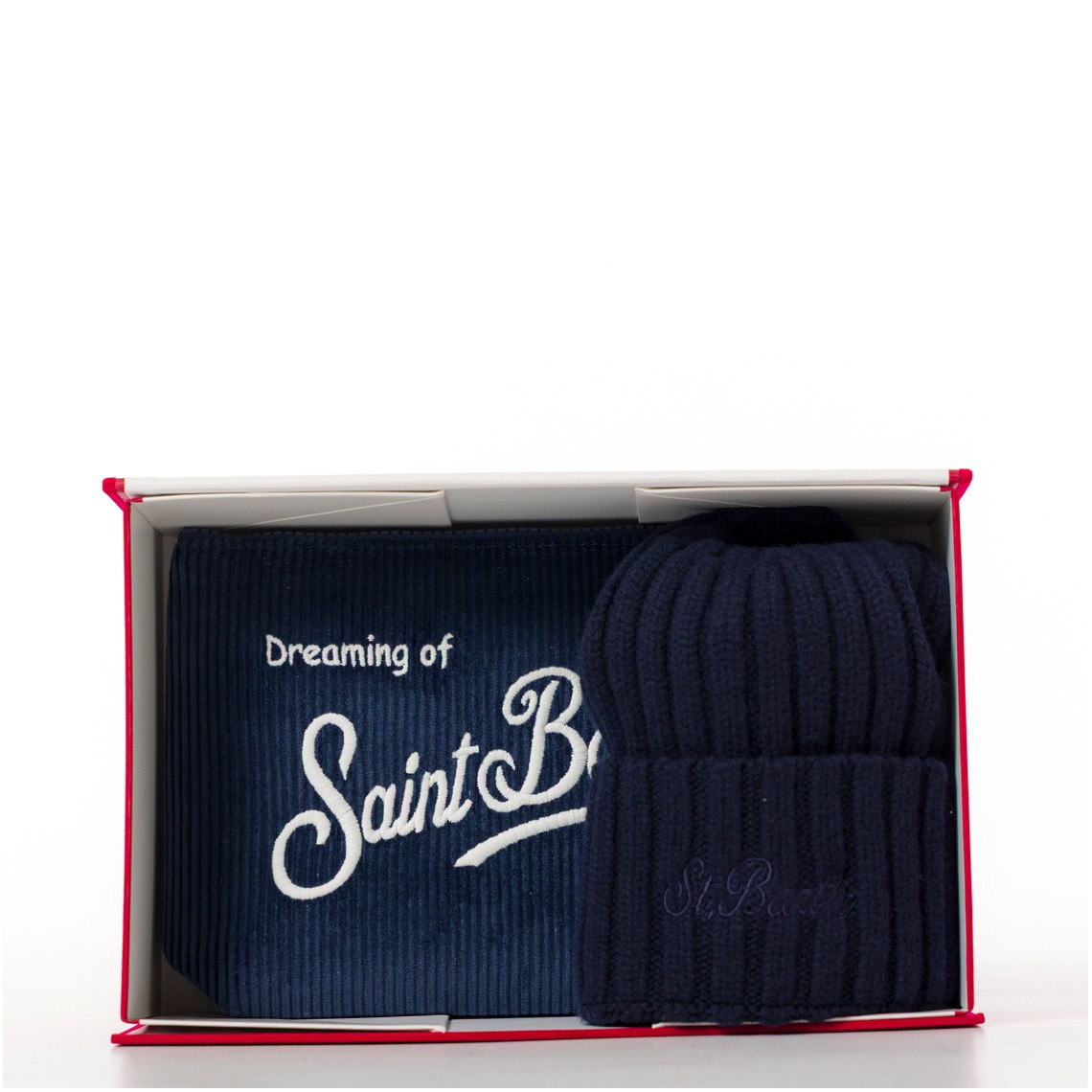 Box di natale berretto+pochette MC2 Saint Barth