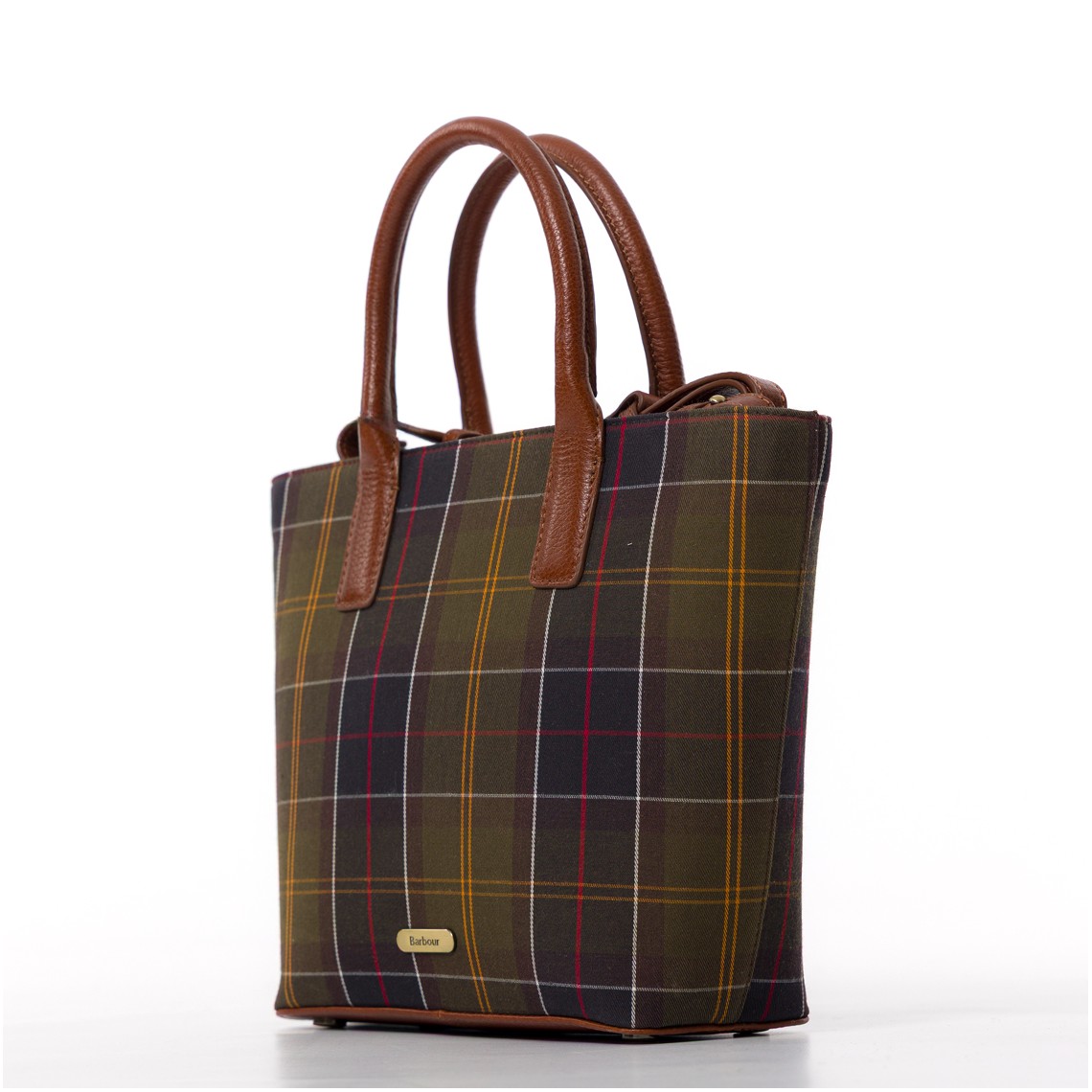 Borsa tote in tartan Birch Barbour