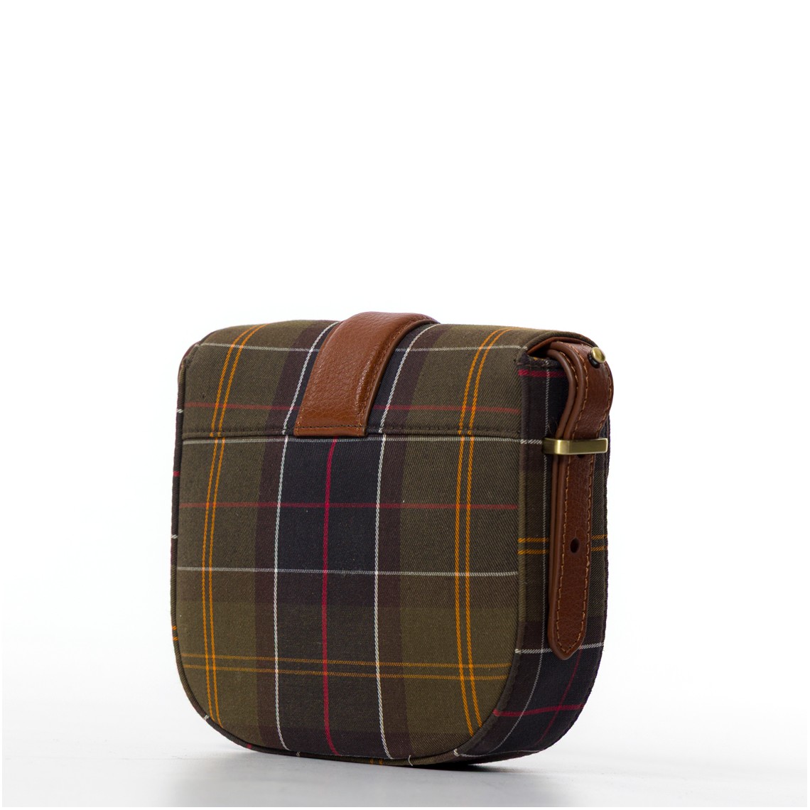 Borsa a tracolla con motivo tartan Elm Barbour