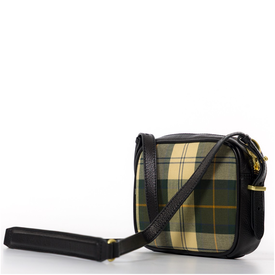 Borsa a tracolla con motivo tartan Daphne Barbour