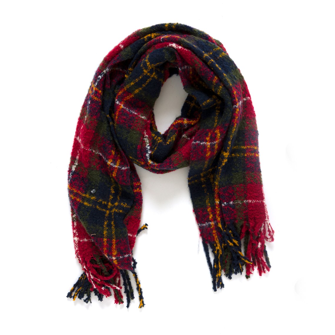 Set regalo berretto e sciarpa tartan Saltburn Barbour