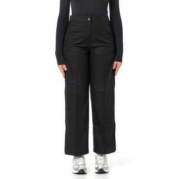 Pantaloni con logo tape in twill di cotone Calvin Klein...