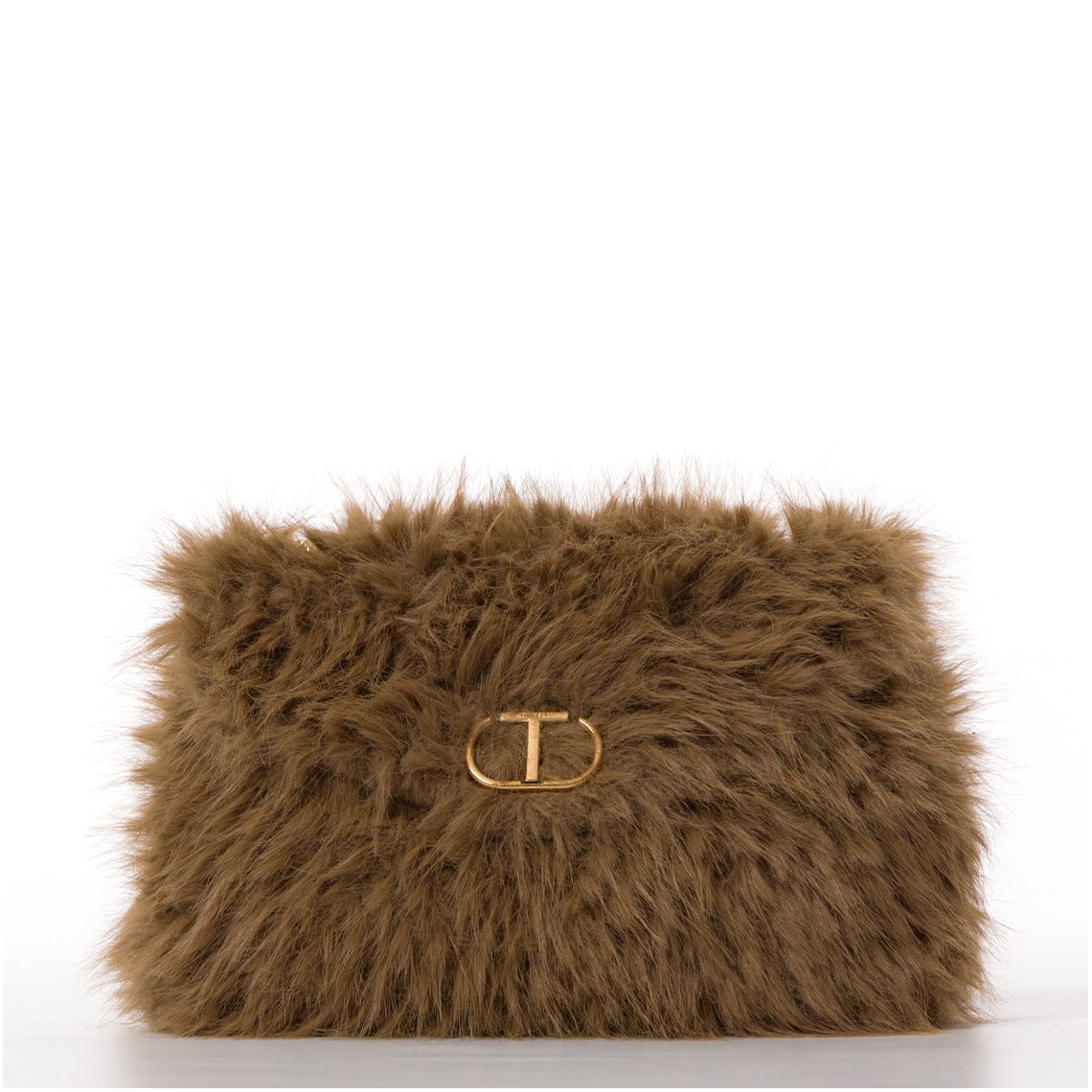 Borsa a tracolla 'Dreamy' in faux fur Twinset