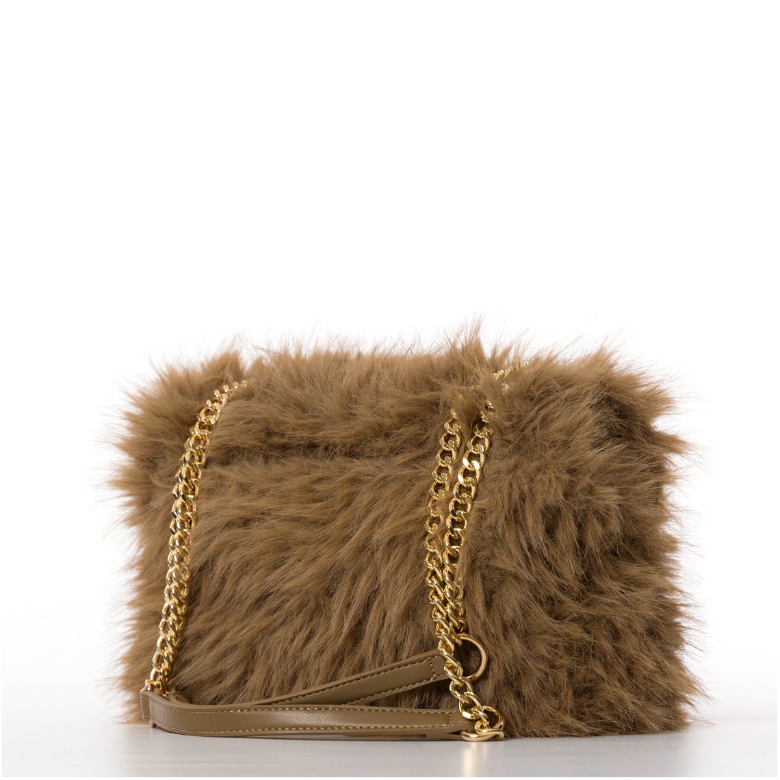 Borsa a tracolla 'Dreamy' in faux fur Twinset