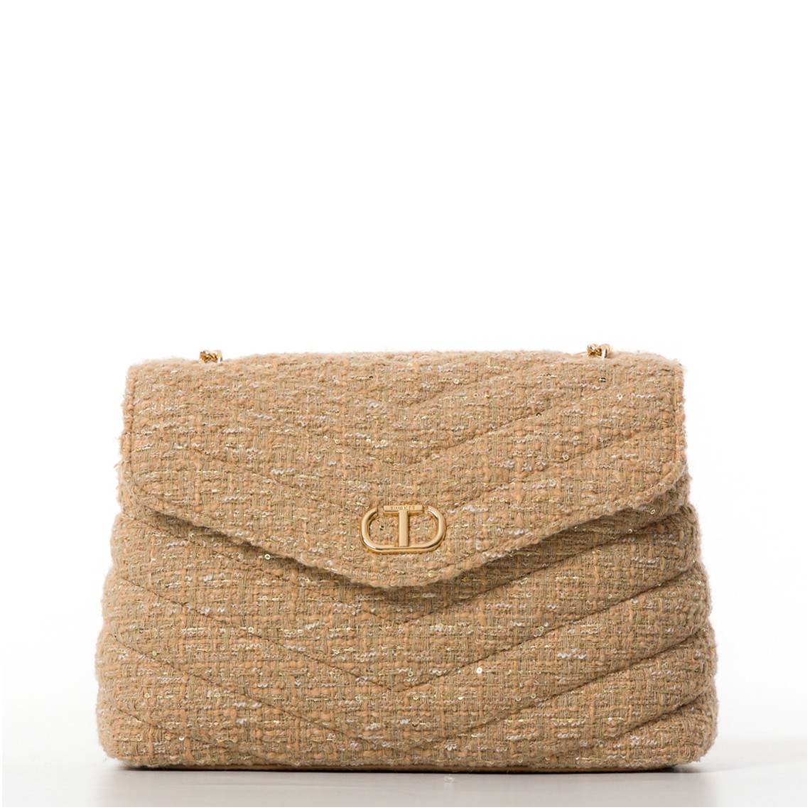 Borsa a tracolla 'Dreamy' in tweed Twinset