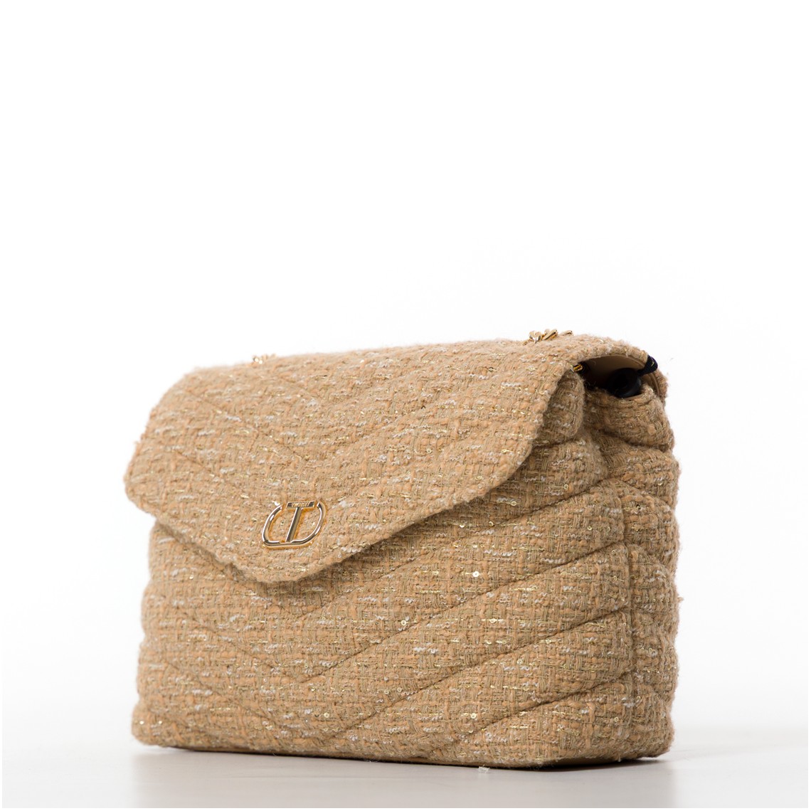 Borsa a tracolla 'Dreamy' in tweed Twinset