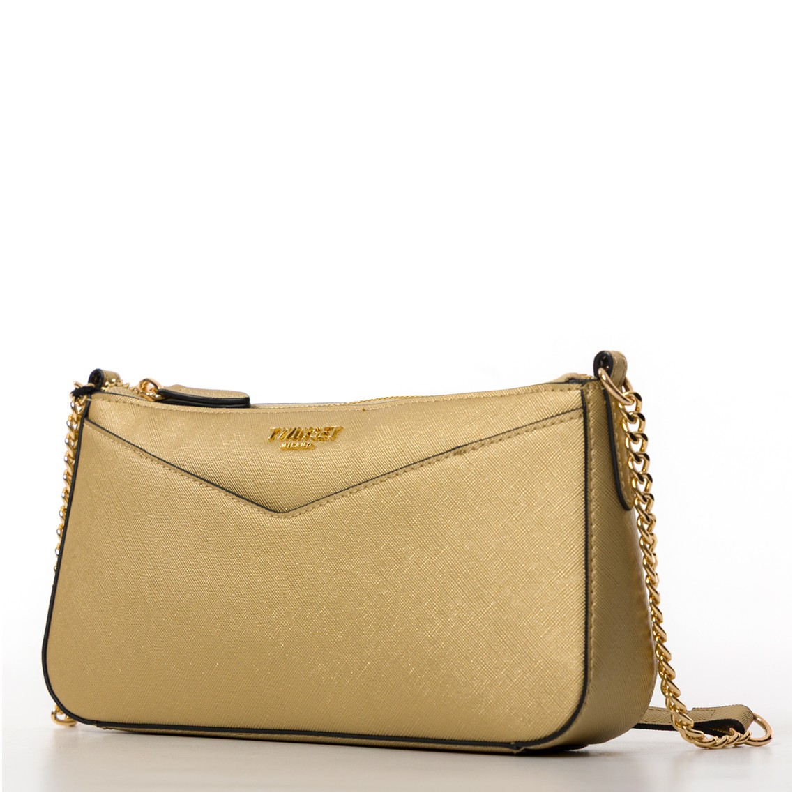 Borsa a tracolla Twinset in pelle sintetica saffiano