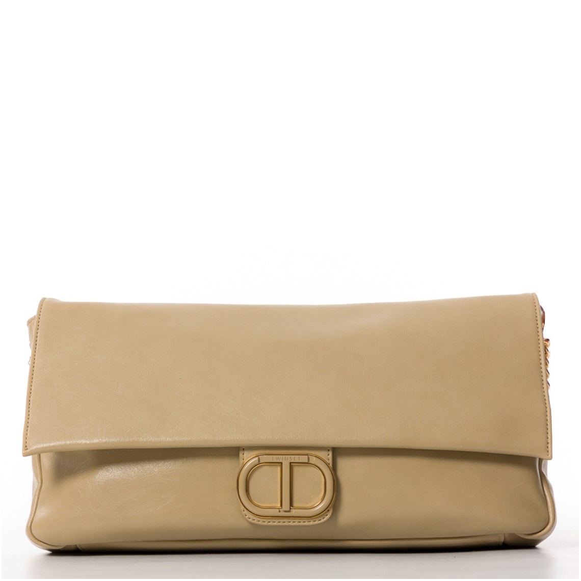 Borsa a tracolla morbida Twinset con Oval T