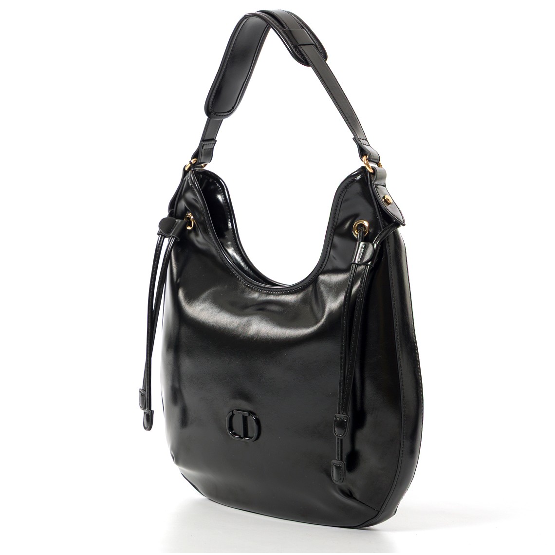 Borsa Hobo spazzolata Twinset