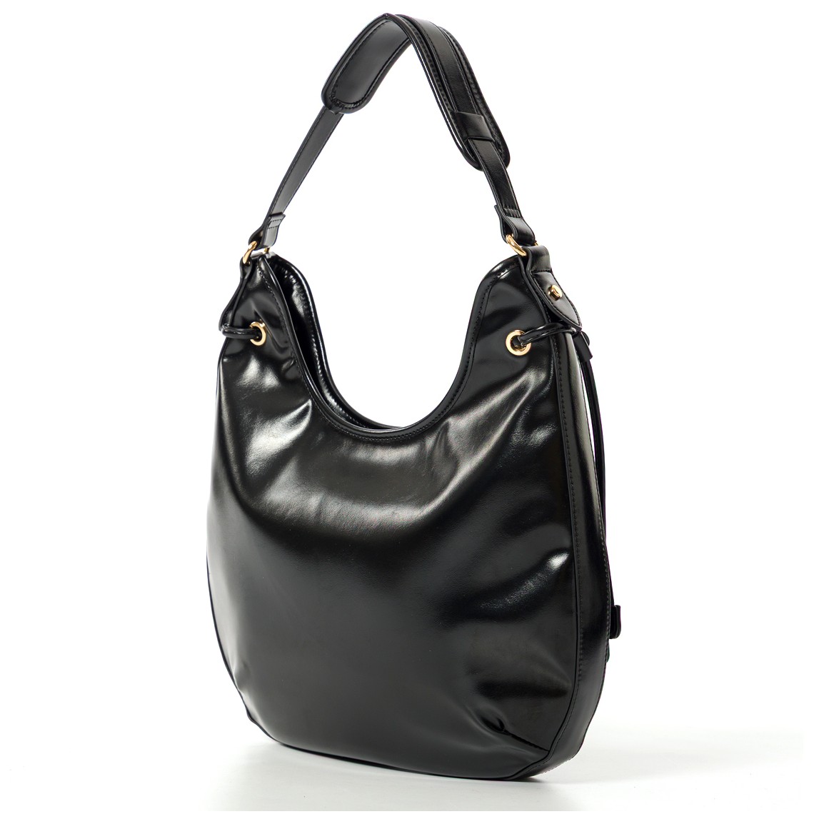 Borsa Hobo spazzolata Twinset