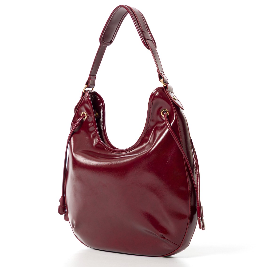 Borsa Hobo spazzolata Twinset