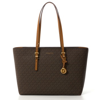 Borsa tote Quinn media Michael Kors con monogram all over