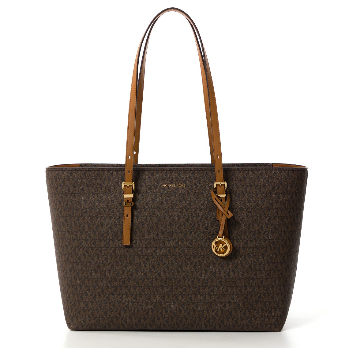 Borsa tote Quinn media Michael Kors con monogram all over