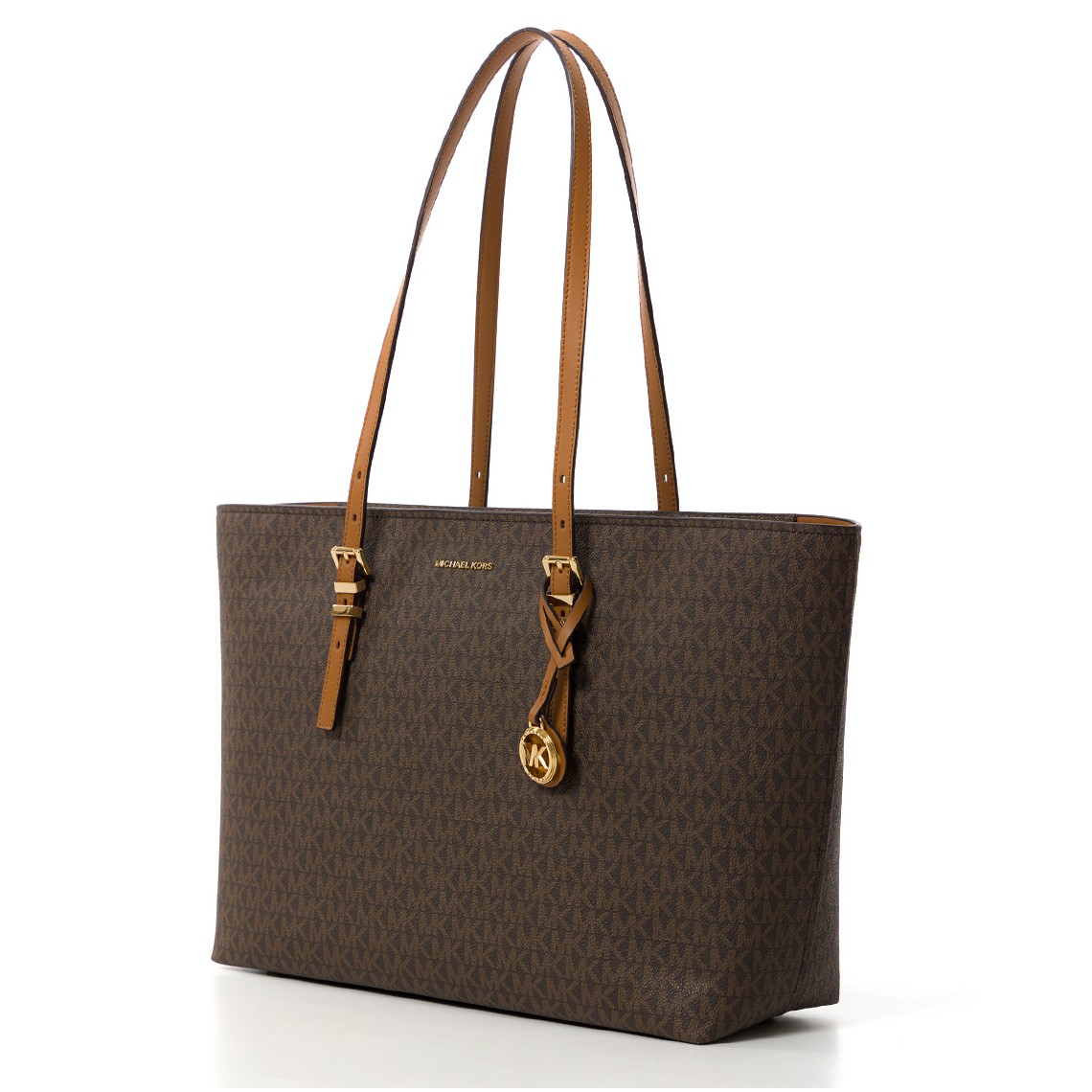 Borsa tote Quinn media Michael Kors con monogram all over