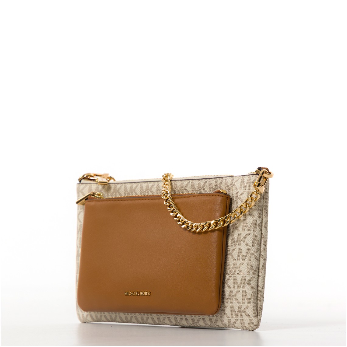 Borsa a tracolla Jet Set con stampa logo Michael Kors