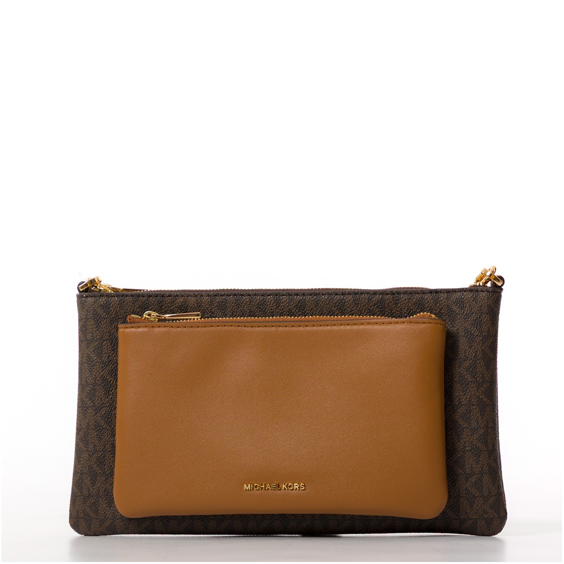 Borsa a tracolla Jet Set con stampa logo Michael Kors