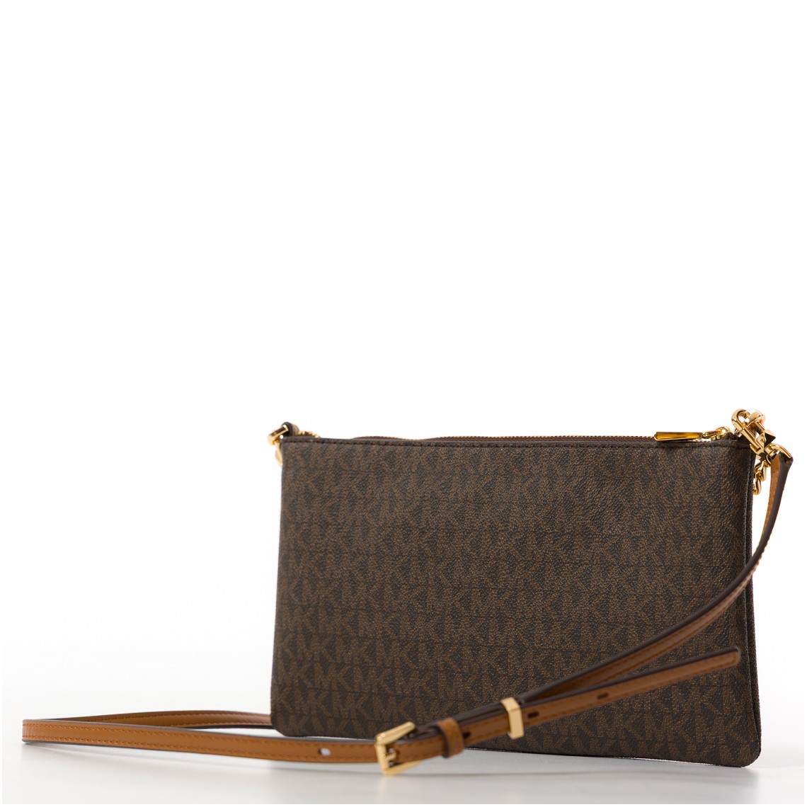 Borsa a tracolla Jet Set con stampa logo Michael Kors