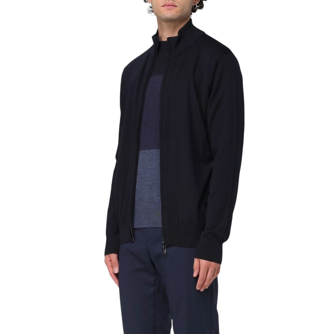 Cardigan Emporio Armani in lana vergine