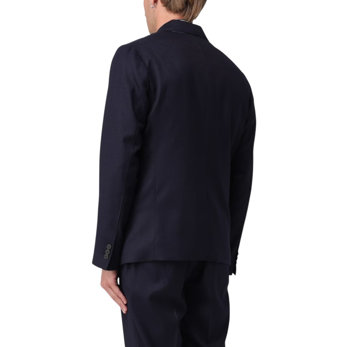 Giacca monopetto Emporio Armani in lana vergine