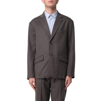 Giacca monopetto Emporio Armani in lana vergine