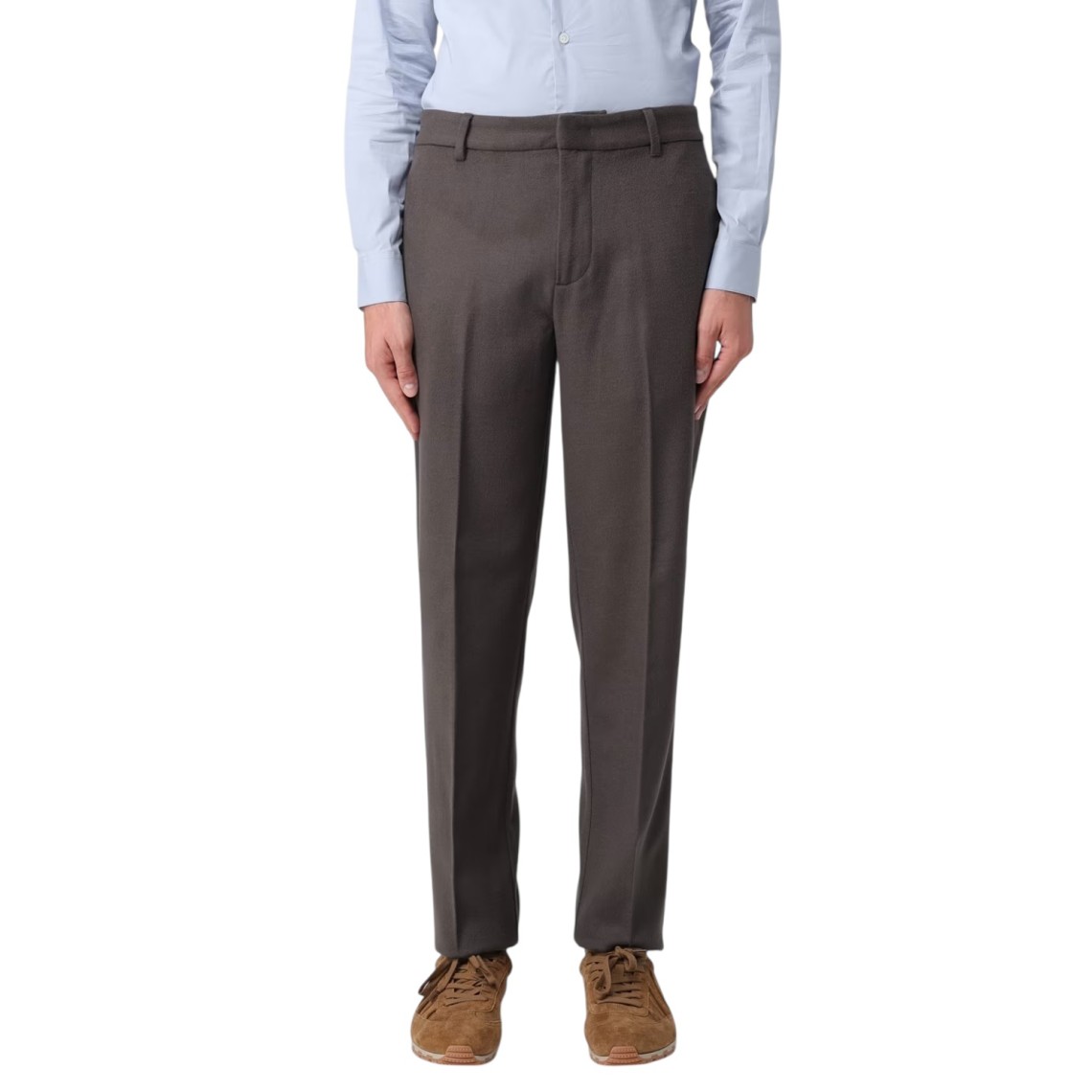Pantalone chino Emporio Armani in lana e cashmere