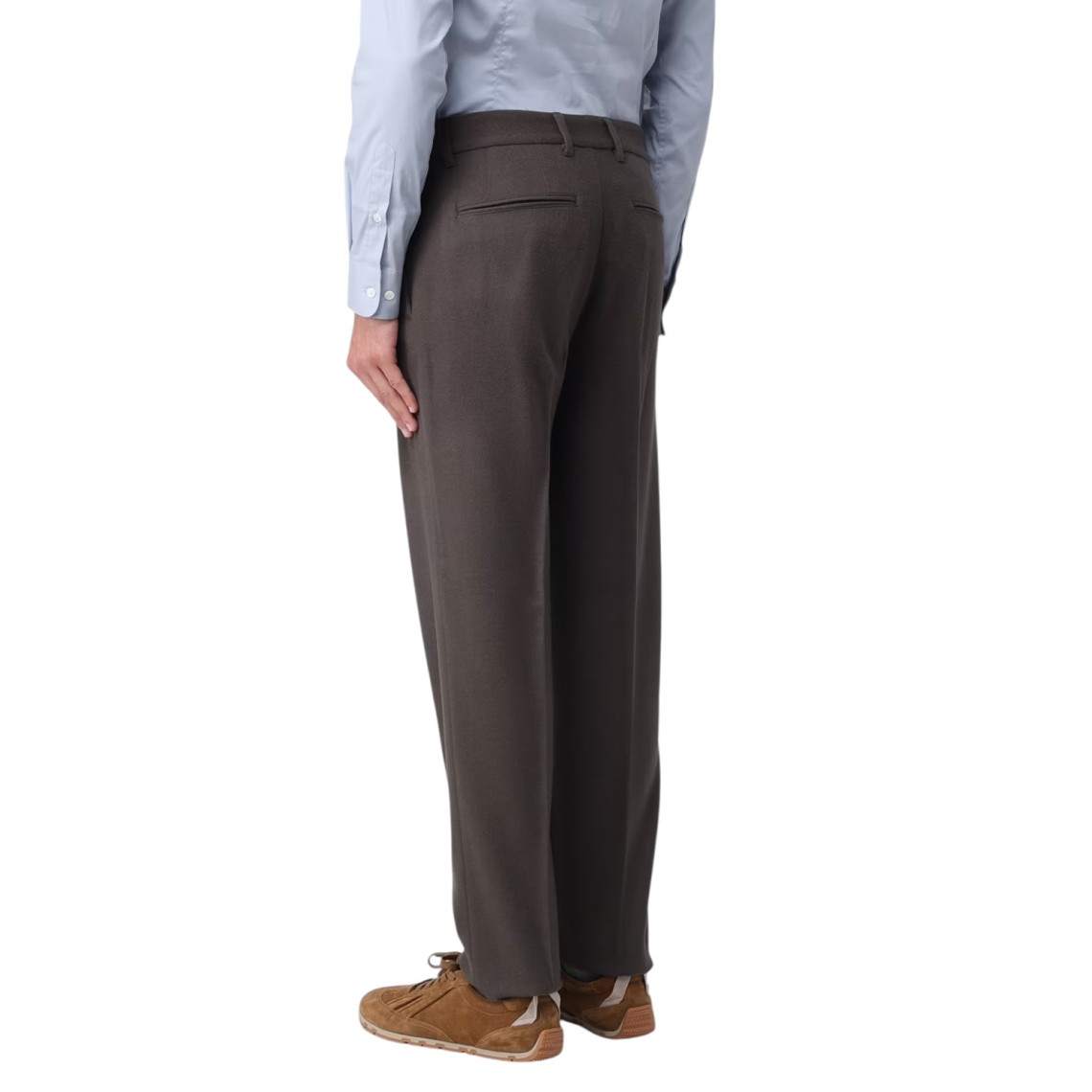Pantalone chino Emporio Armani in lana e cashmere