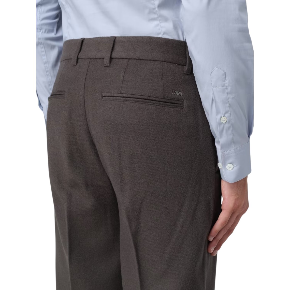 Pantalone chino Emporio Armani in lana e cashmere