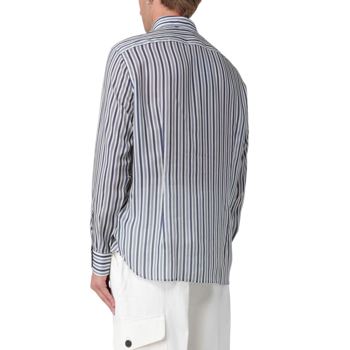 Camicia Emporio Armani in cotone a righe