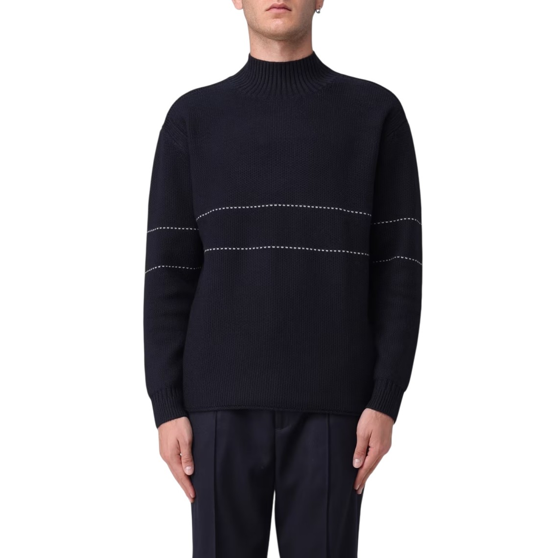 Pullover a collo alto Emporio Armani