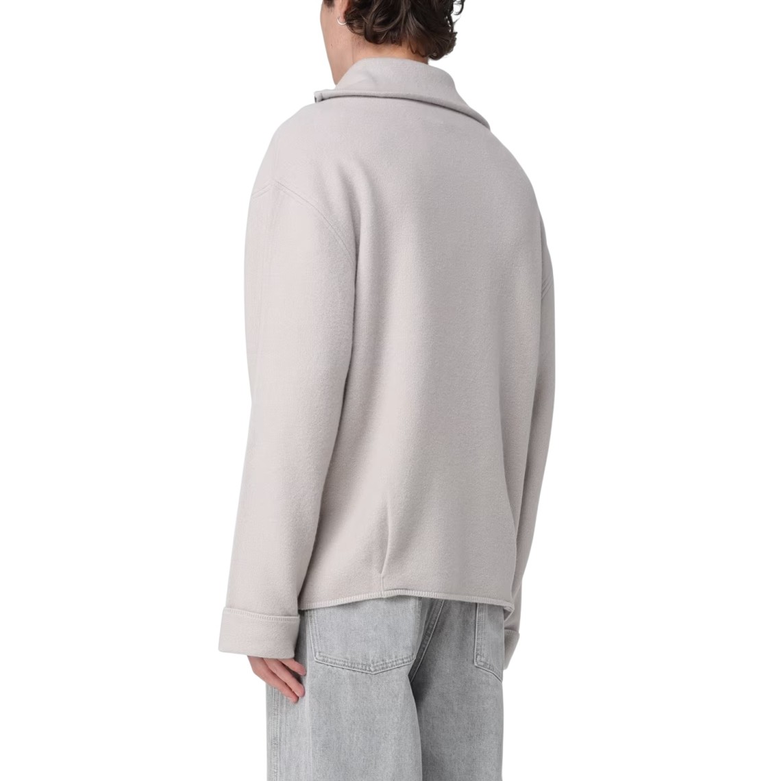 Maglia half-zip a collo alto Emporio Armani