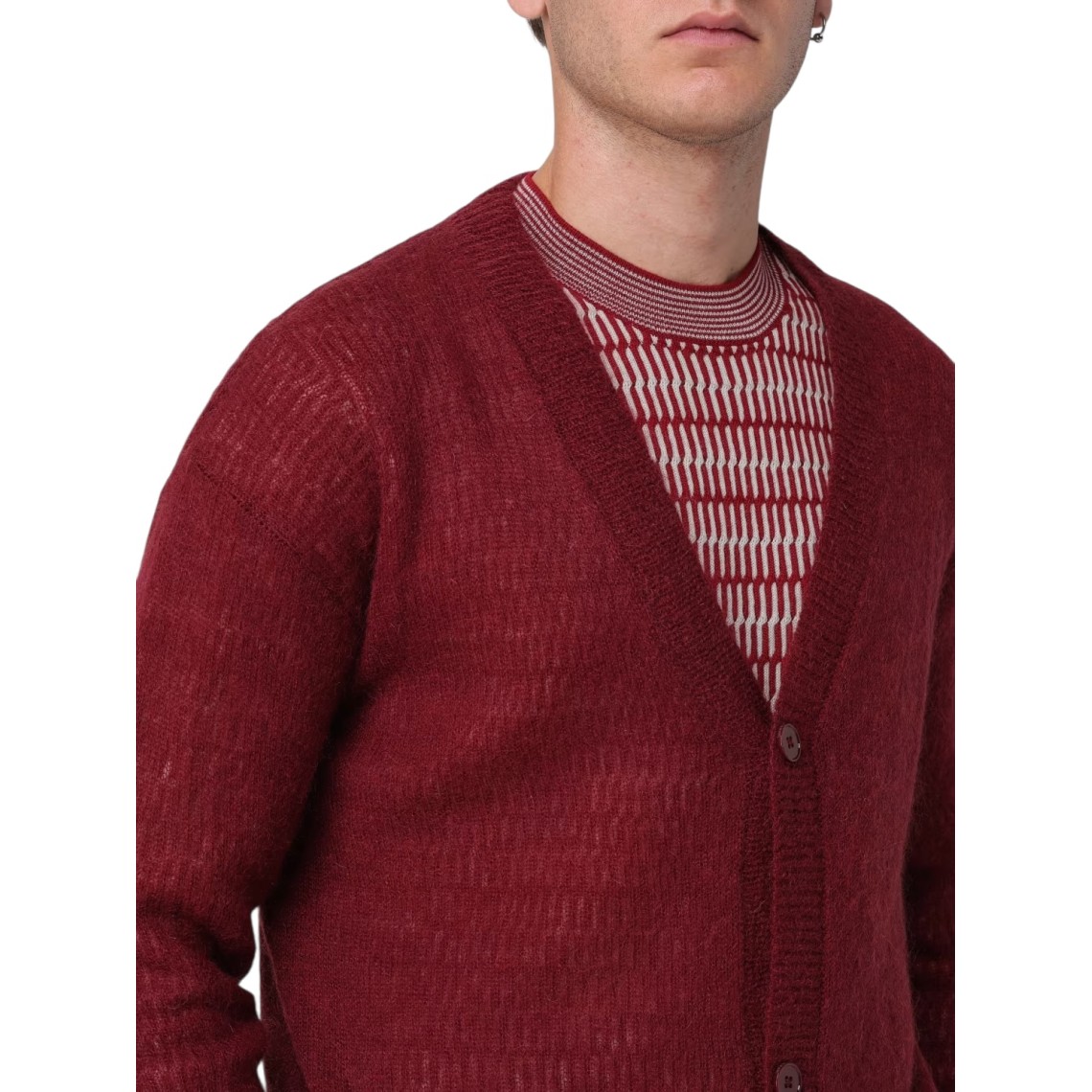 Cardigan Emporio Armani con scollo a V