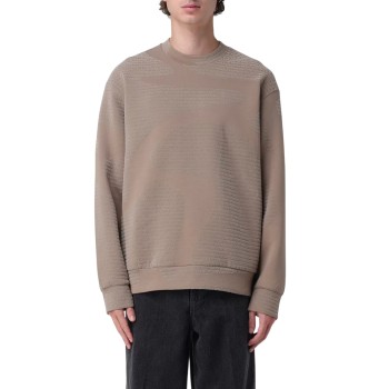 Felpa girocollo in cotone Emporio Armani