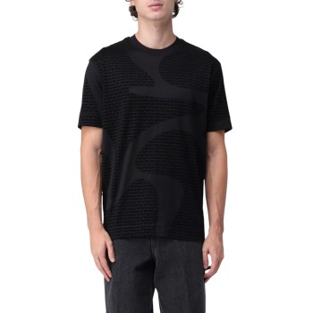 T-shirt Emporio Armani con logo all over