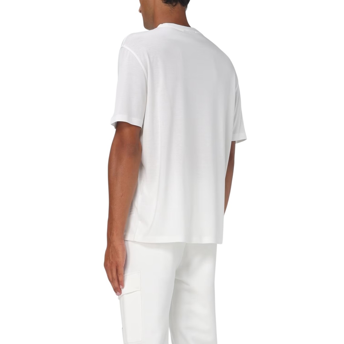 T-shirt basic in misto cotone Emporio Armani
