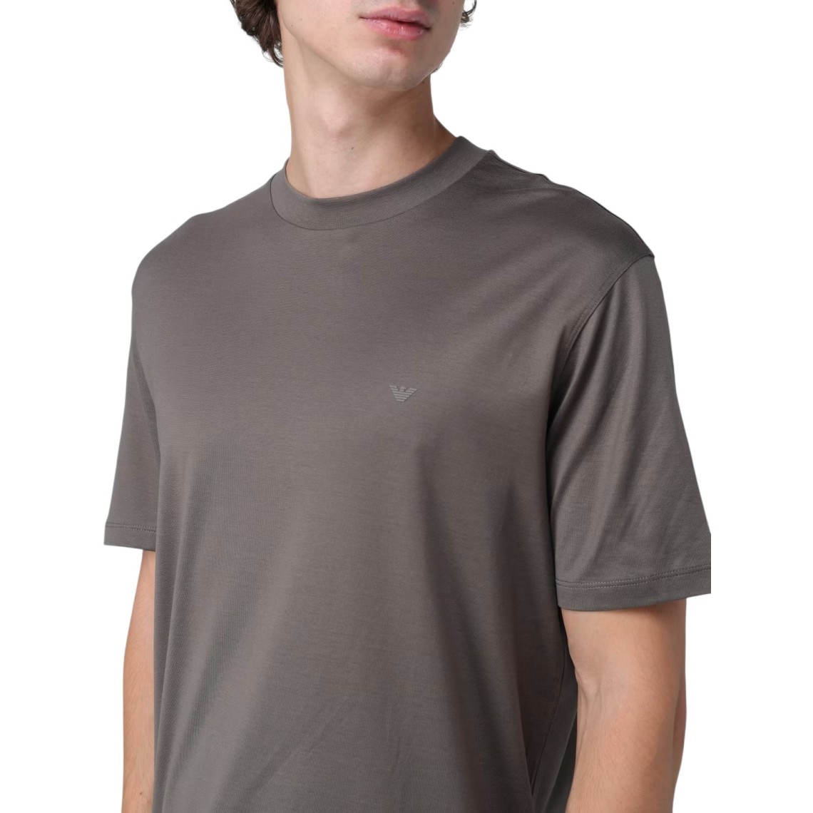 T-shirt basic in misto cotone Emporio Armani