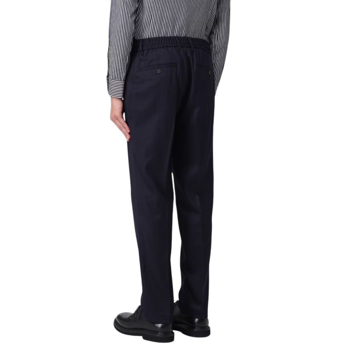 Pantalone Emporio Armani in lana vergine stretch