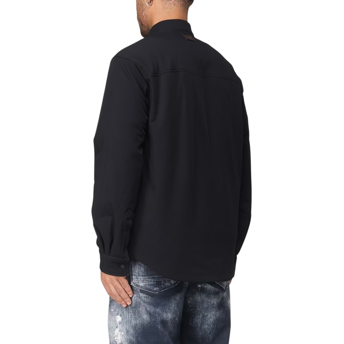 Overshirt Emporio Armani in tessuto tecnico