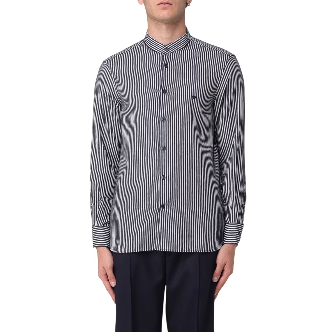 Camicia Emporio Armani in cotone a righe