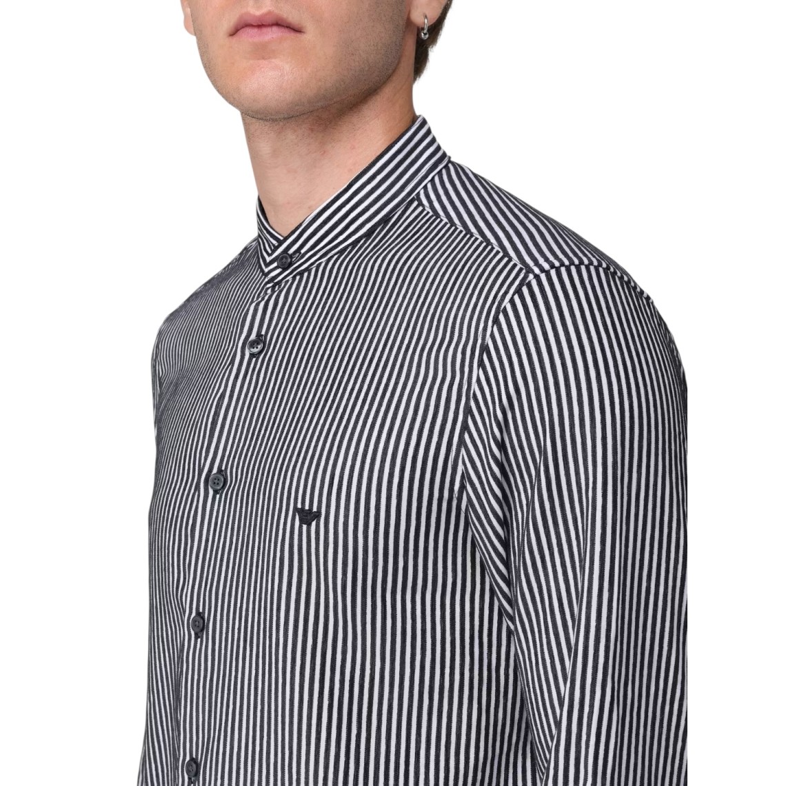 Camicia Emporio Armani in cotone a righe
