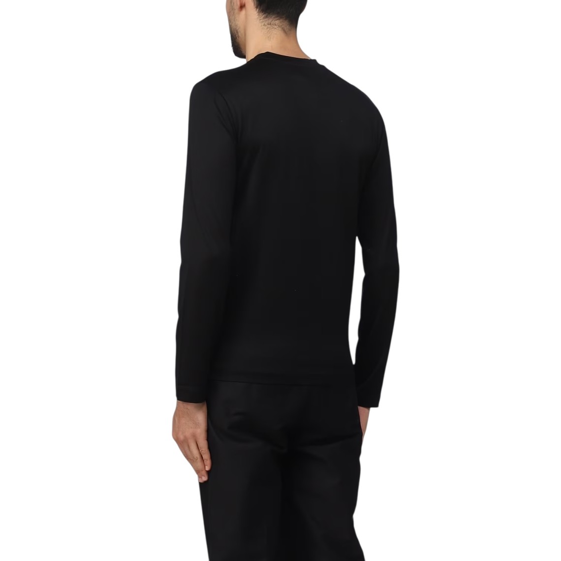 T-shirt Emporio Armani in lyocell e cotone