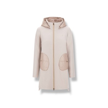Cappotto Herno con cappuccio in Ecowool e nylon...